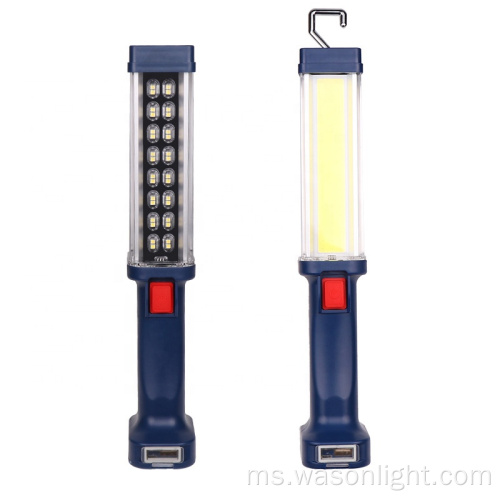 2023 Sumber Cahaya Dual Sumber Dual Terbaru USB Keselamatan Jalan Raya SOS Peringatan Magnetik LED Magnet dengan Power Bank